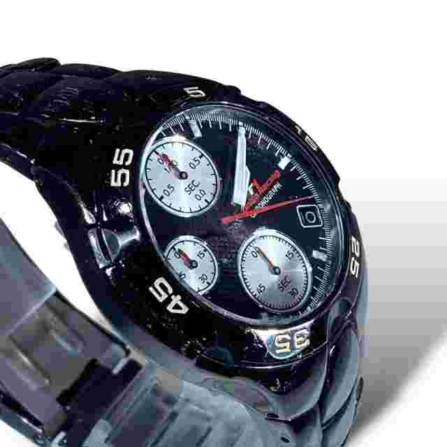 Honda Racing Original Watch chronograph wristwatch New battery replaced japan