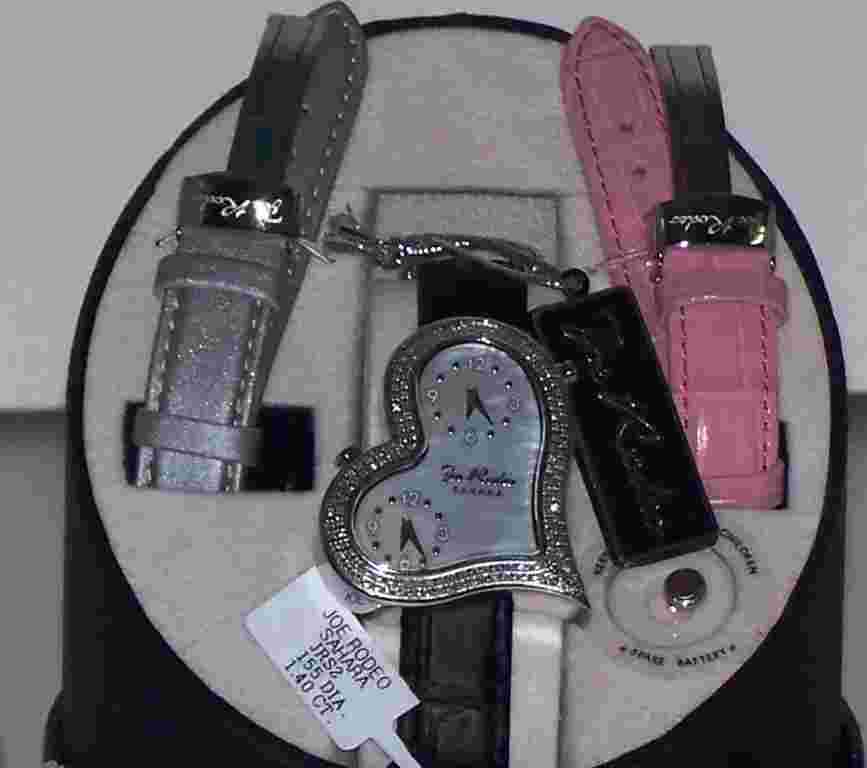 New Authentic womens joe rodeo white sahara JRS2 1.40ct.aprx.real diamond watch