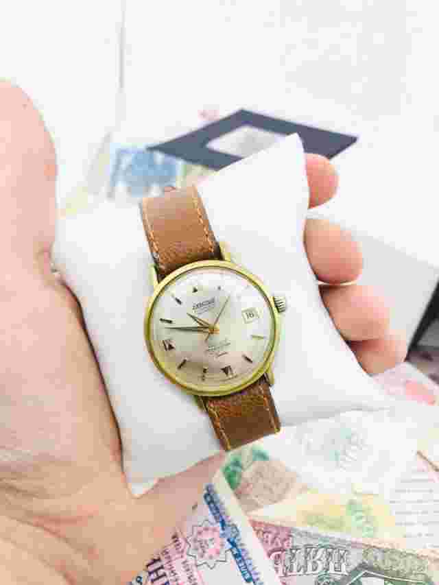 💎Rare Swiss Wristwatch EXACTUS Automatic Incabloc Precimaster 25 Jewels Vintage