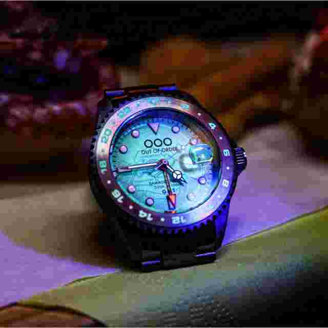 Out Of Order 001-19.VE Men's GMT Venezia Swiss Quartz Wristwatch
