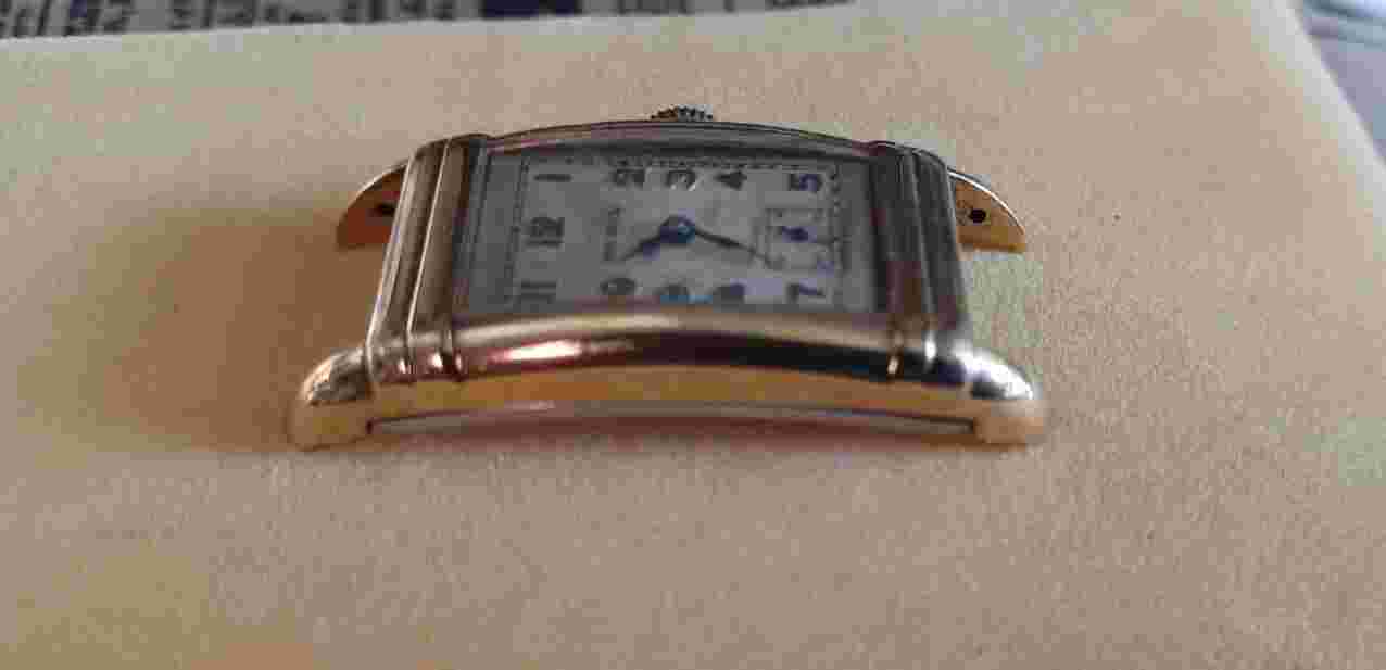 Pierce Vintage Watch Mens Tivoli Curvex Extra Rare beautiful!!