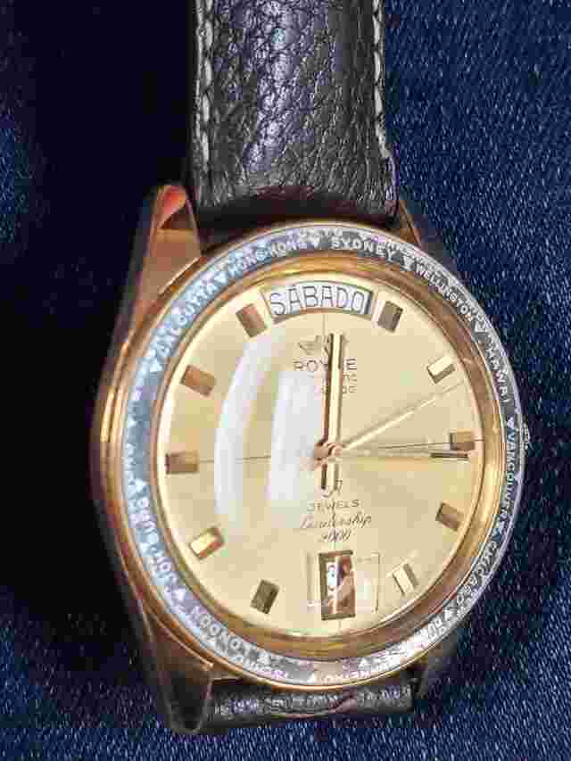 Vintage Royce Leadership 2000 Automatic Watch 57 Jewels Presidential Watch