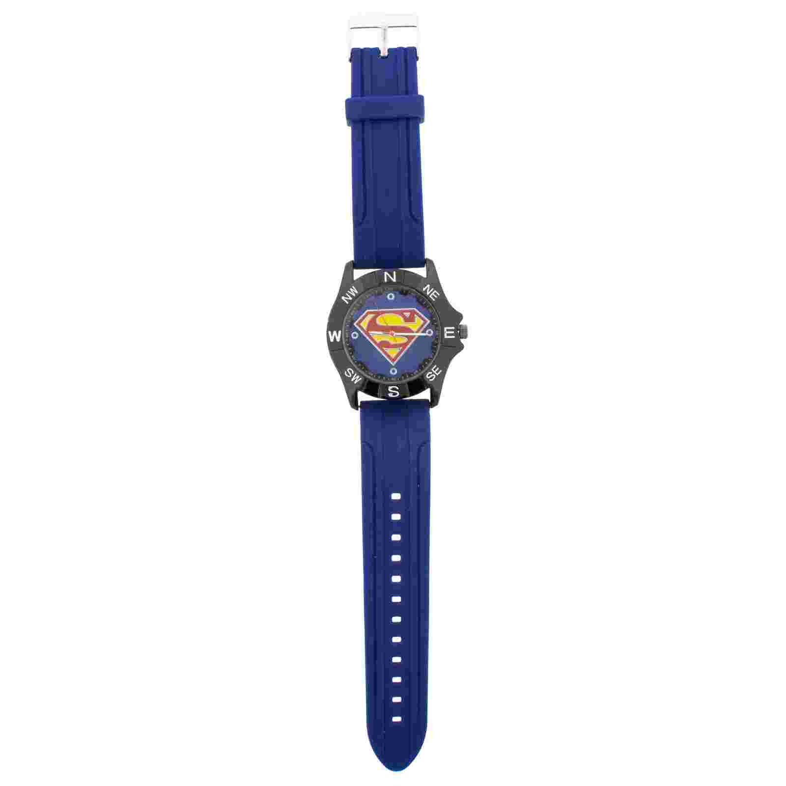 Superman Black on Blue Sport Watch Blue