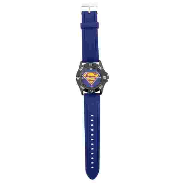 Superman Black on Blue Sport Watch Blue