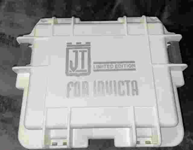 limited edition mens 17834 jason taylor quartz chronograph gold dial watch /999