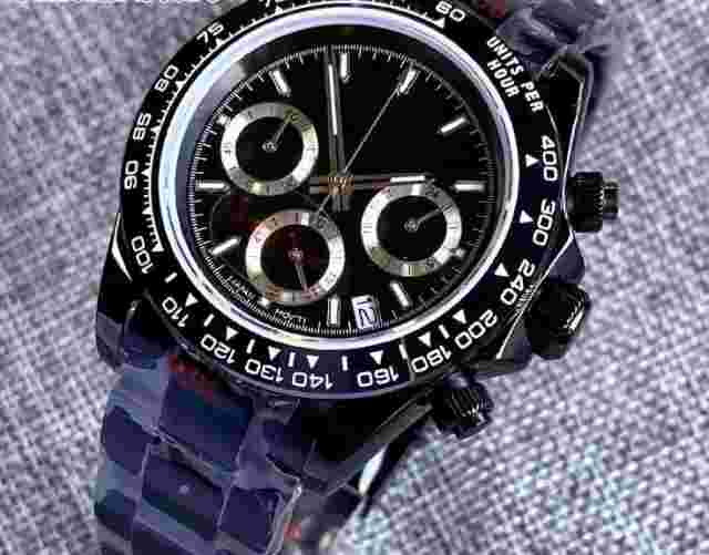 Chronograph Panda Style Quartz Watch