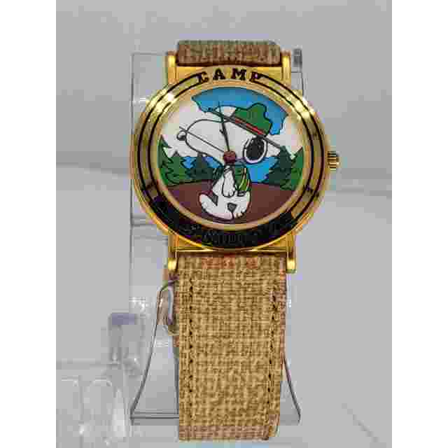 Peanuts Camp Snoopy Wrist Watch Leather Band