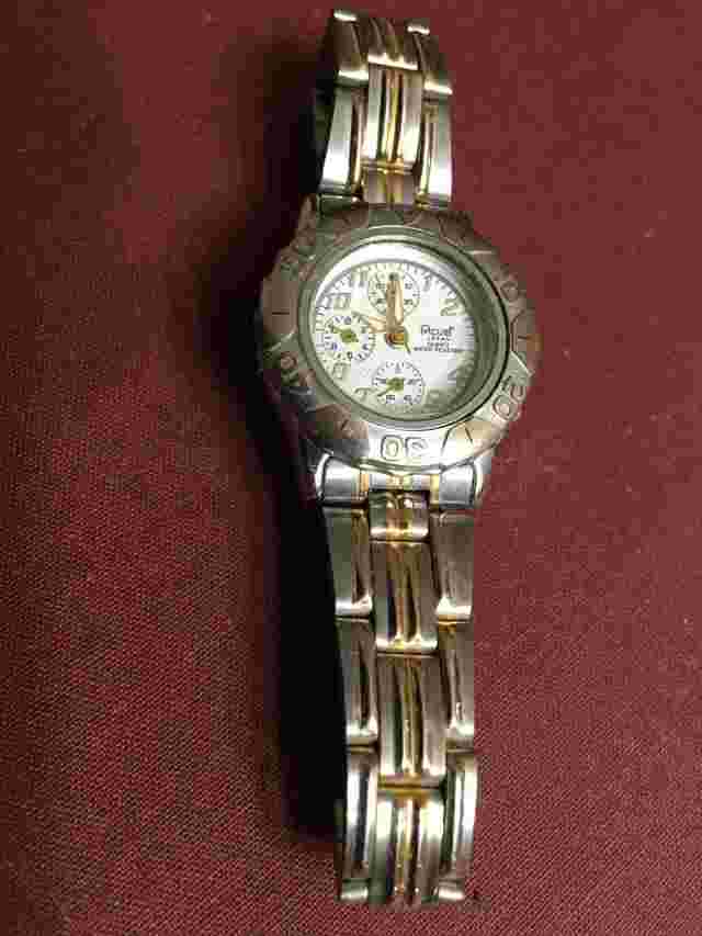 Acuet Divers Style Ladies Quartz Watch Rotating Bezel - New Battery When Sold