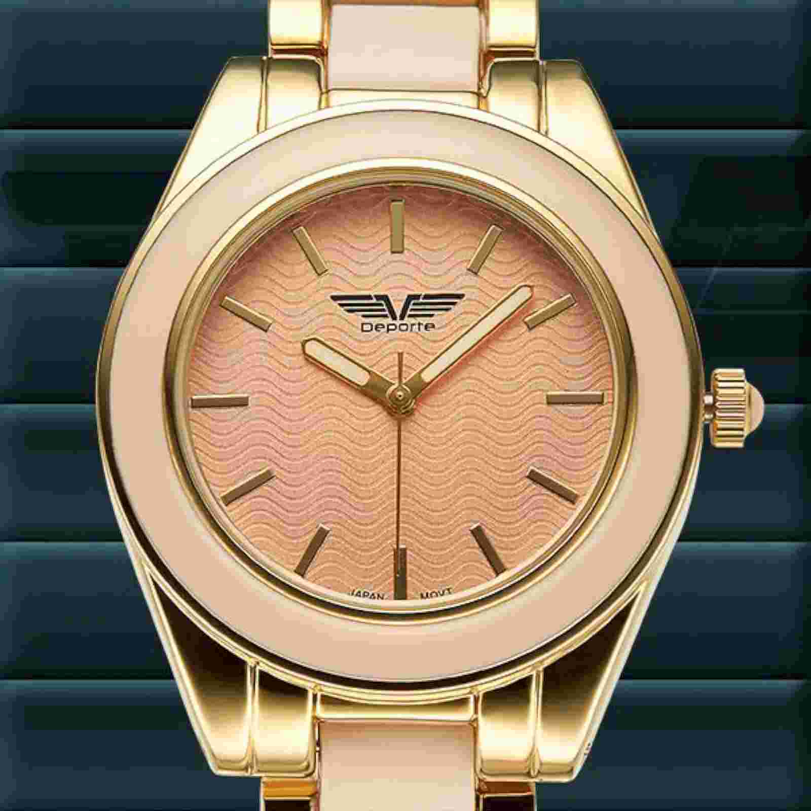 NEW Deporte 9405 Women's Kemora Series Light Pink Classy/Casual Ladies Watch