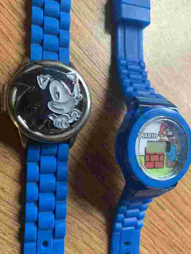Sonic The Hedgehog And Super Mario Bros Watch Kids Boys Digital Wristwatches