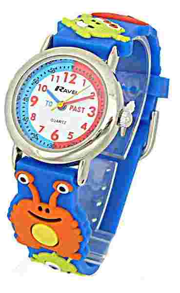 Ravel Cartoon Monsters 3d Watch With Timeteacher Dial Children's Quartz and #3cp