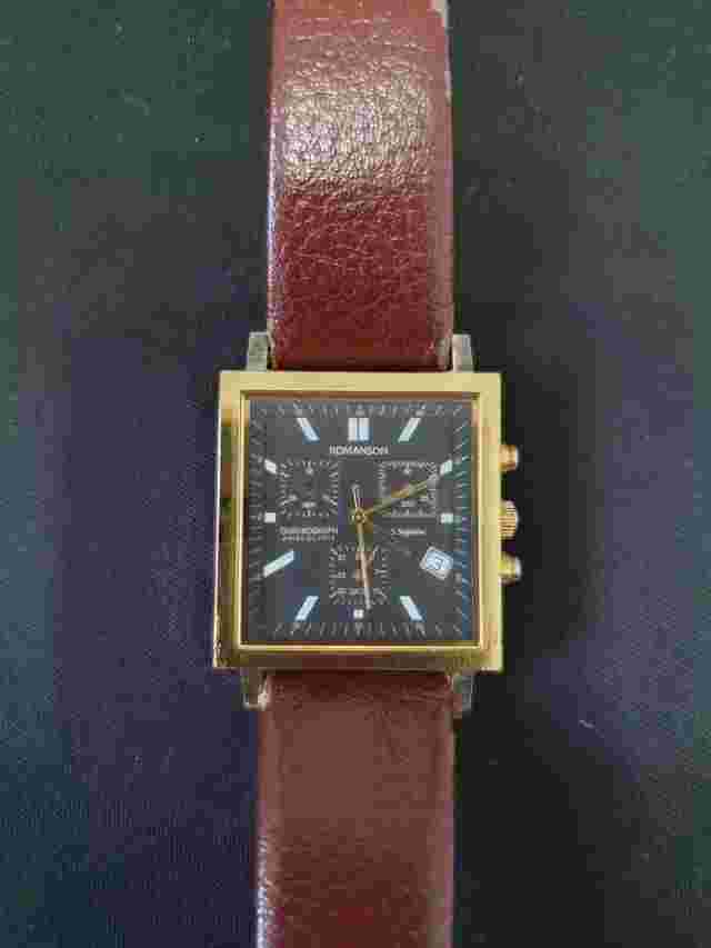 Romanson Opus UL2118MW(BK) Chronograph Watch