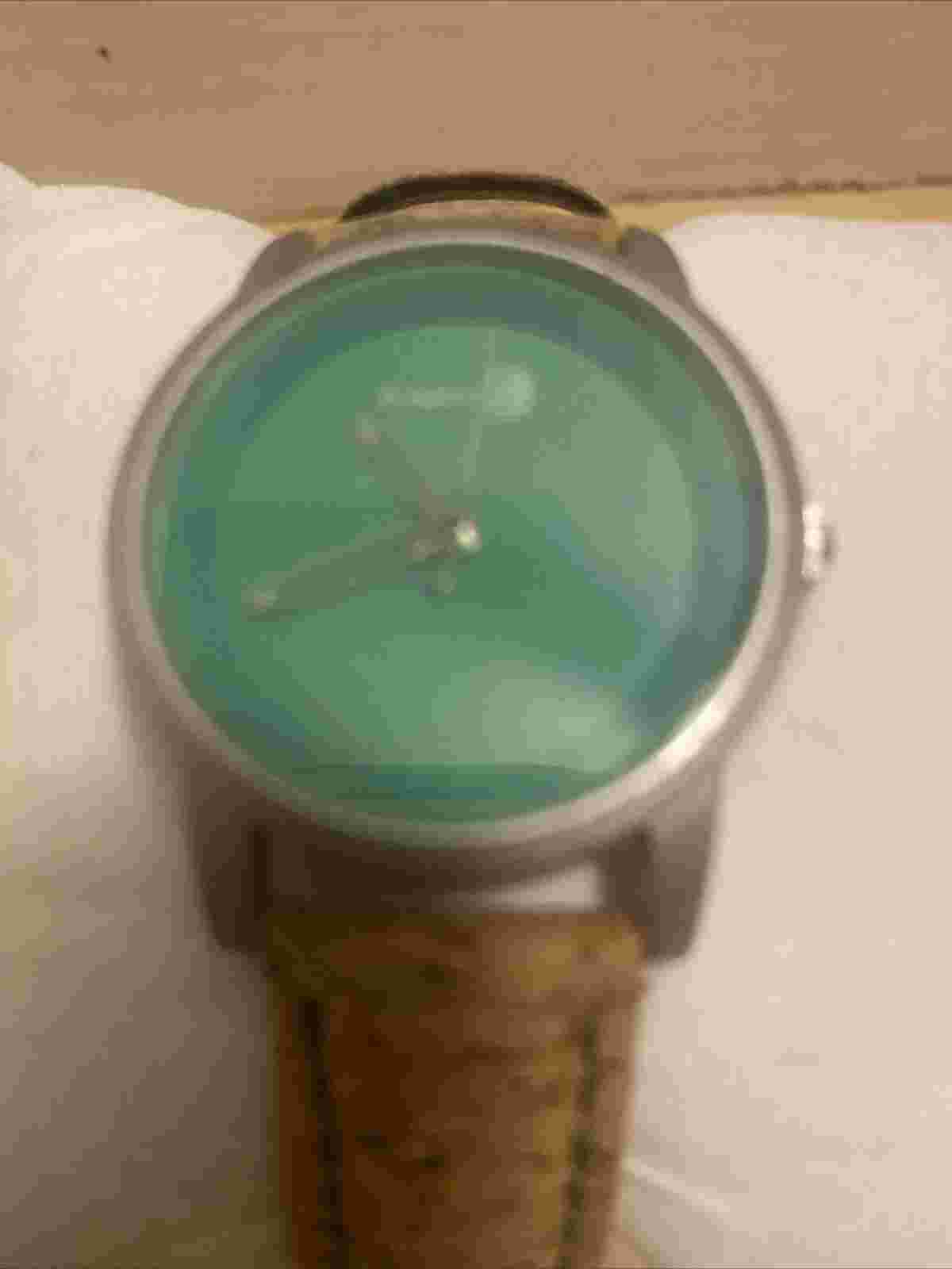 Earth Watch With Cork Band Over Leather - Quartz Needs Battery