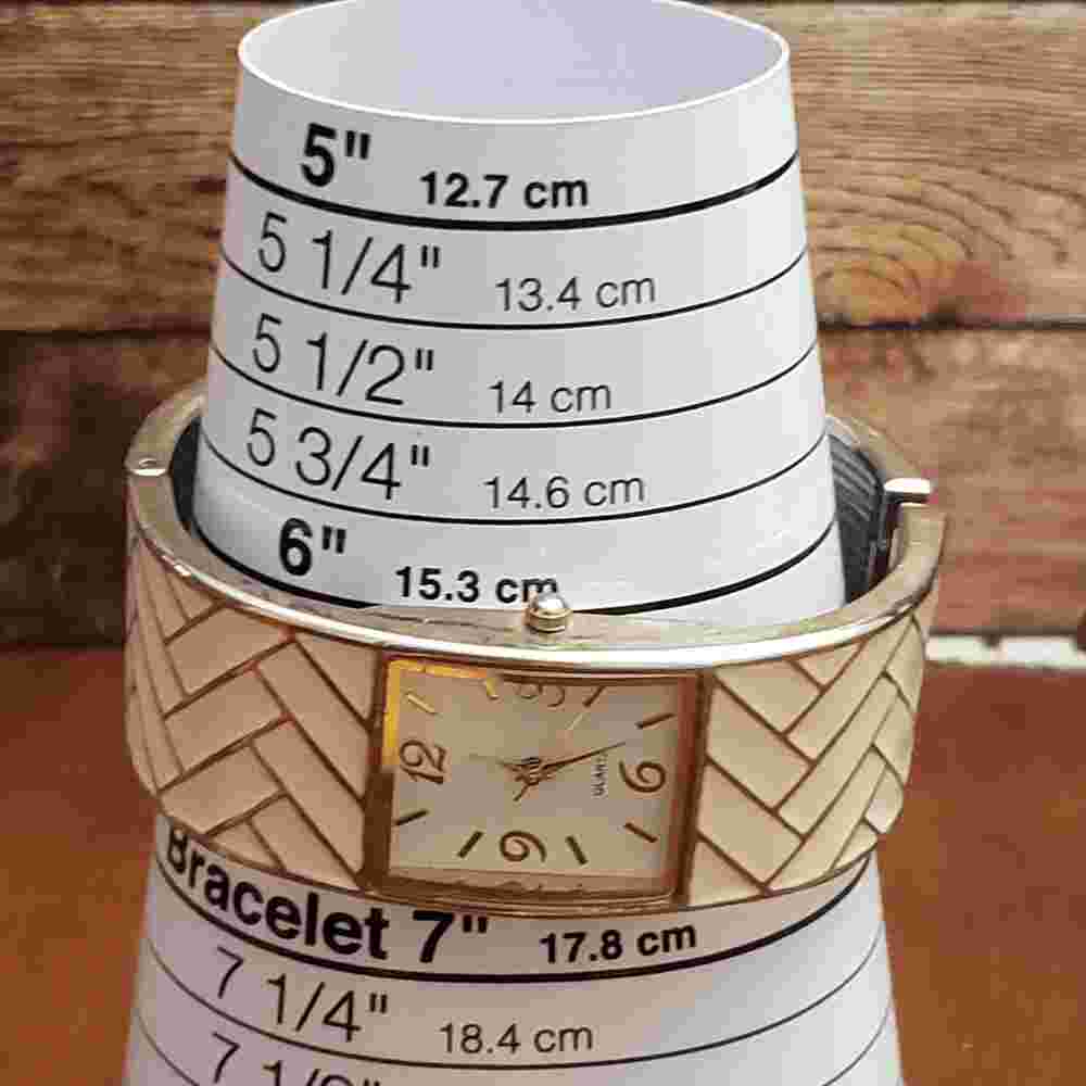MZ BERGER Hinged Cuff Bracelet Watch