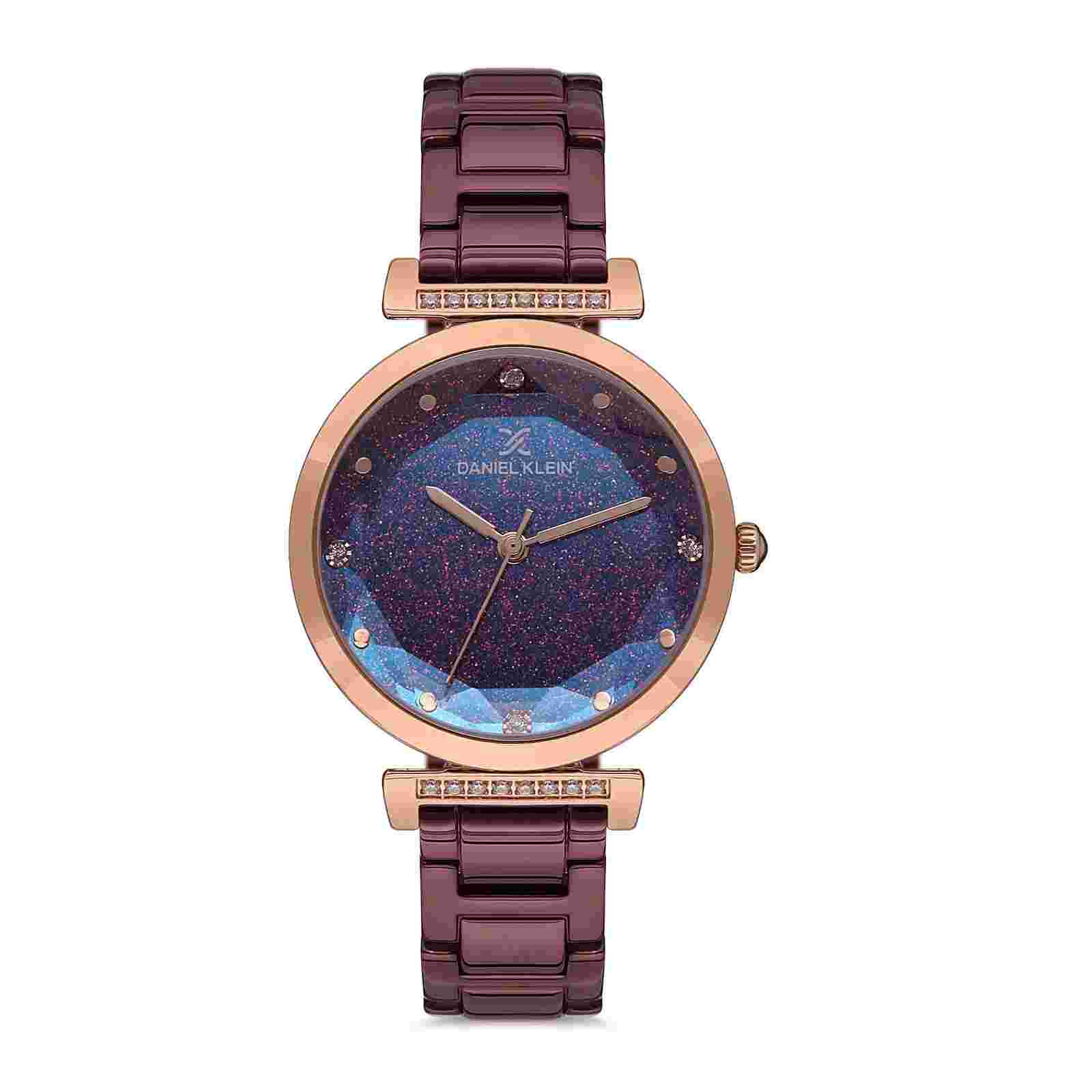 Women's Diamond Cut Glass Watch