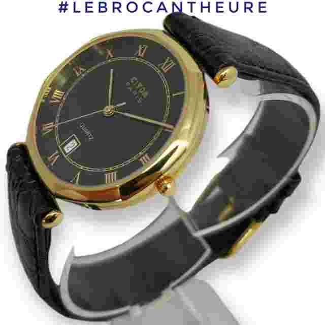 Clyda Paris NOS Quartz France ébauche 1990 Lebrocantheure Watch Vintage 3