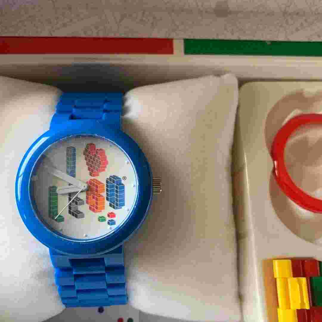 LEGO Watch Blue Red LEGOLAND Limited Japanese Import w/Box