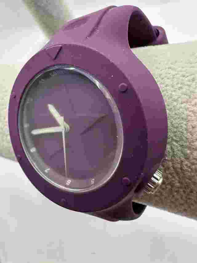 Converse VR001 Unisex Sports Watch Purple 43mm Silicone New Battery 8.5" U