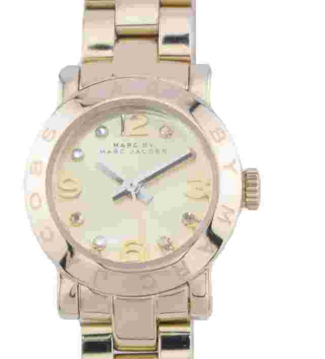Marc By Marc Jacobs Amy Mini Gold Dial Gold-tone Ladies Watch MBM8612