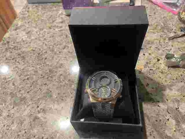 AXIOM LARGE FACE WRISTWATCH IN BOX. VERY NICE CONDITION ANALOG AND DIGITAL
