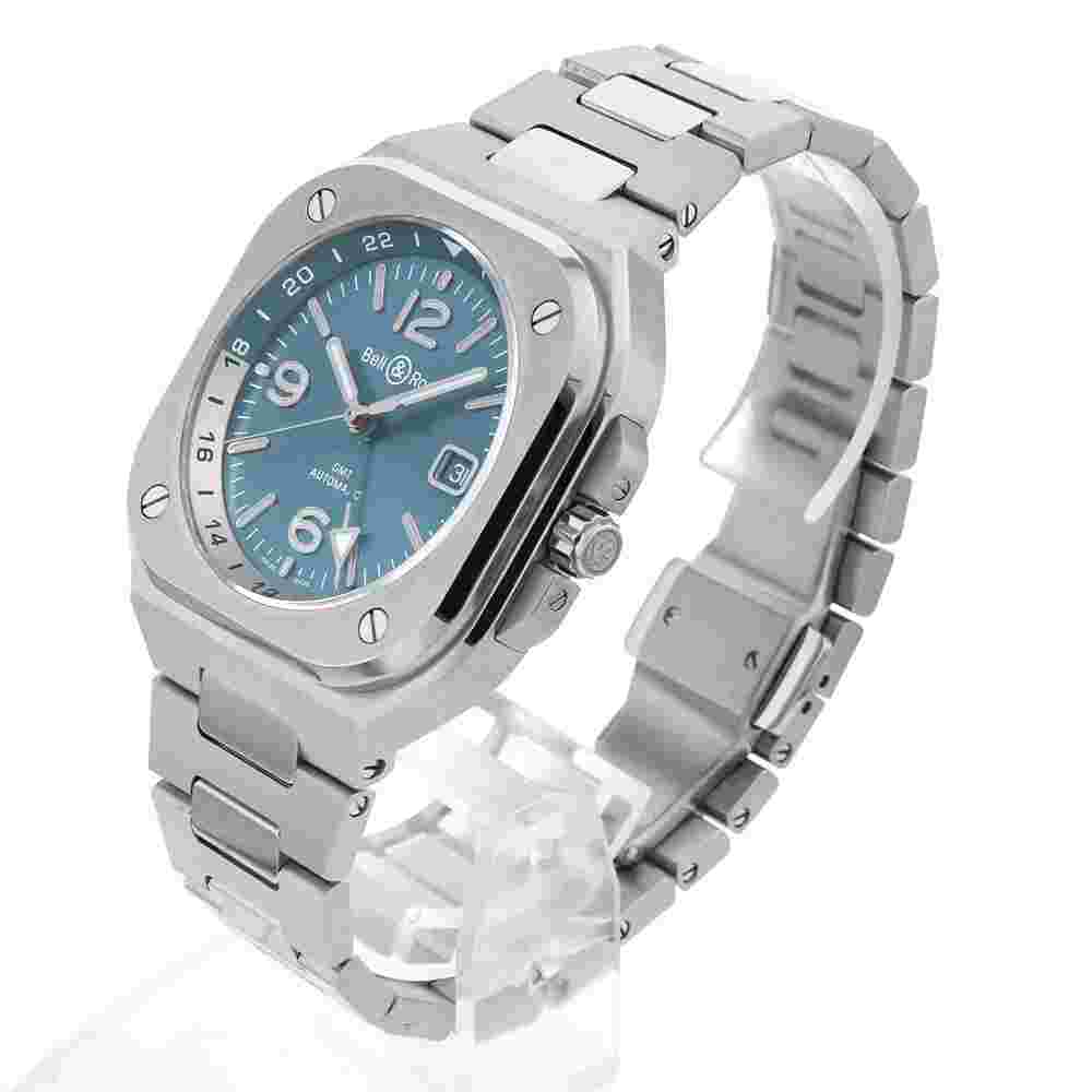 Bell&Ross GMT Sky Blue BR05G-PB-ST/SST second hand mens