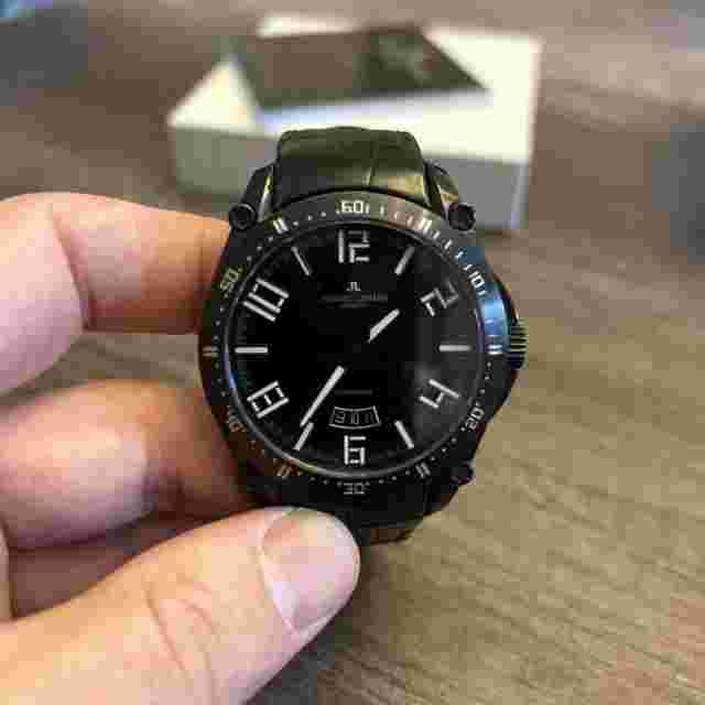 Jacques Lemans Geneve Watch For Men Automatic Swiss Made G-333C Black