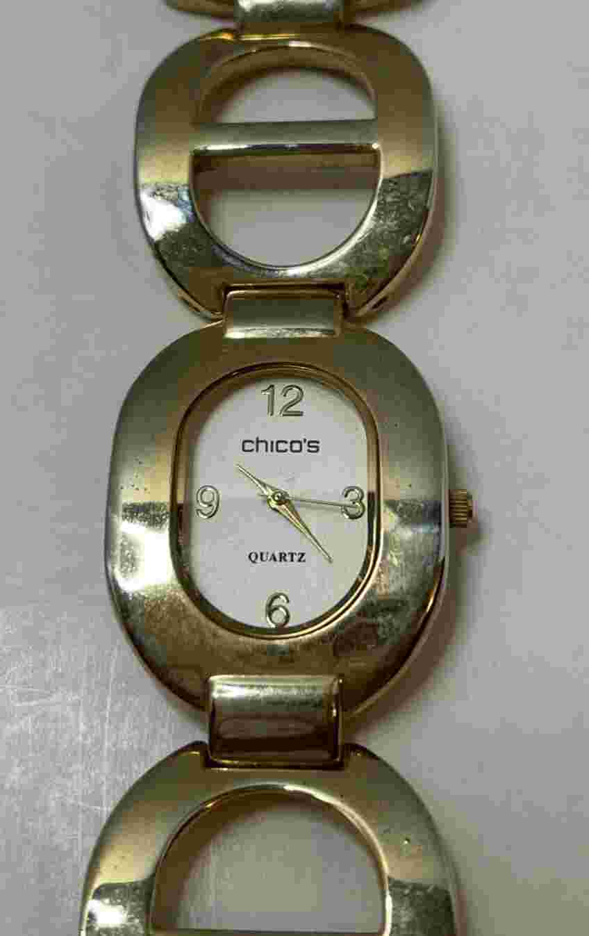 Vintage CHICO'S Gold Tone Watch-Not Tested