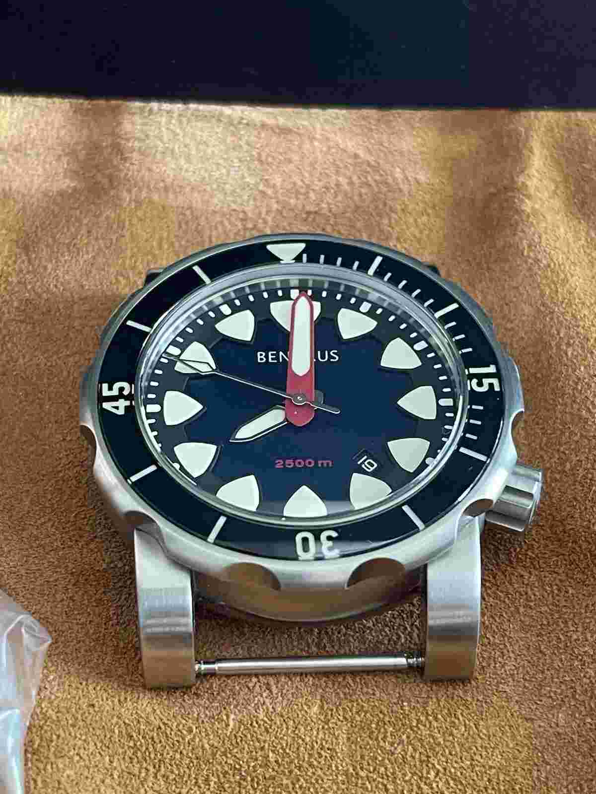 Benarus Megalodon Swiss ETA Blue Dial