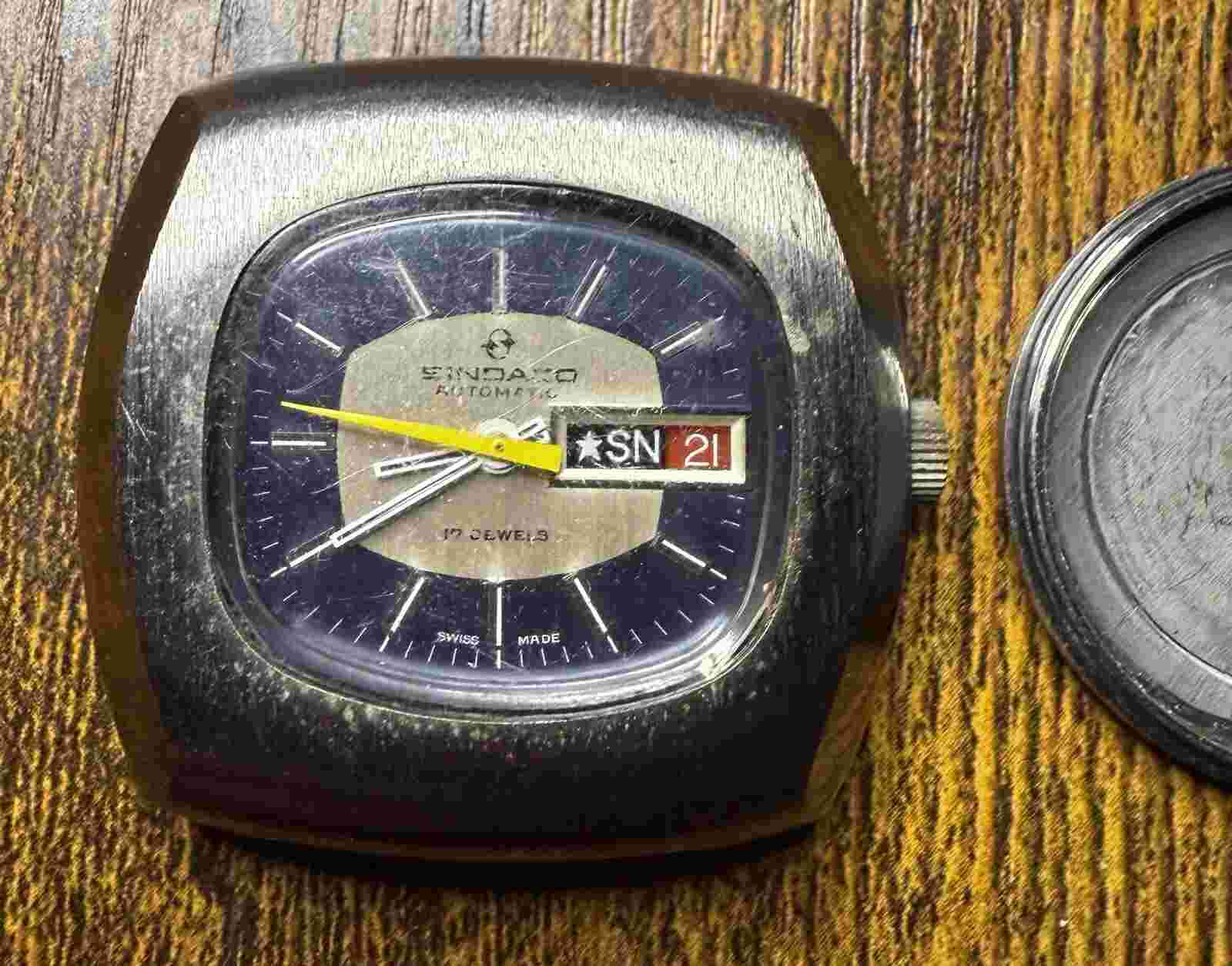 Sindaco Automatic Men’s Day Date Stainless Needs Service