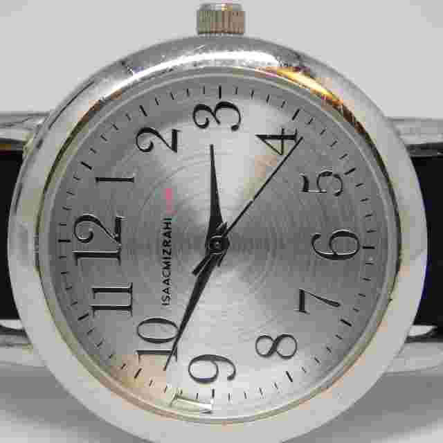 ISAAC MIZRAHI LIVE! IMZ905 Genuine Leather Women's Watch Sz. 6 1/4" New Battery