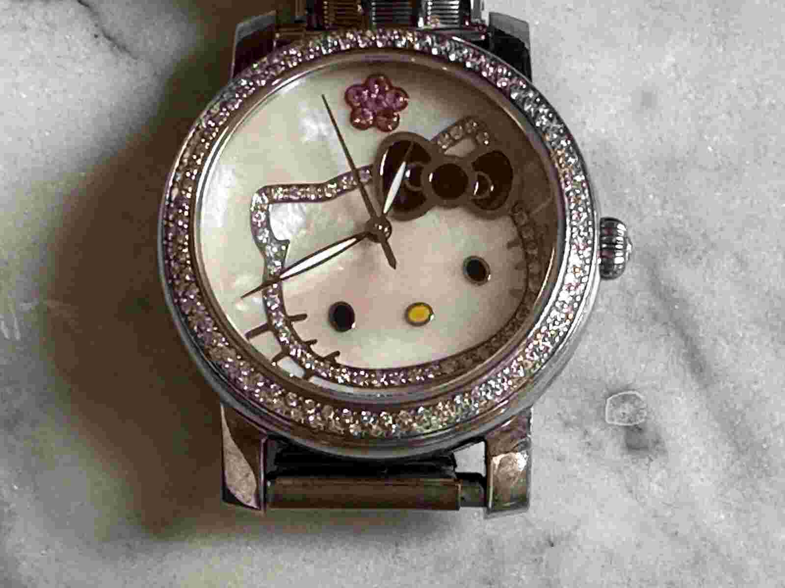 2 Hello Kitty Kimora Lee Simmons Watches: Diamond & Ceramic