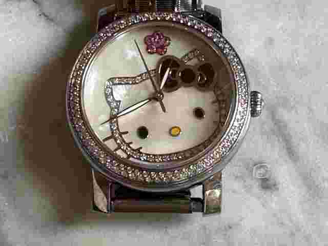 2 Hello Kitty Kimora Lee Simmons Watches: Diamond & Ceramic