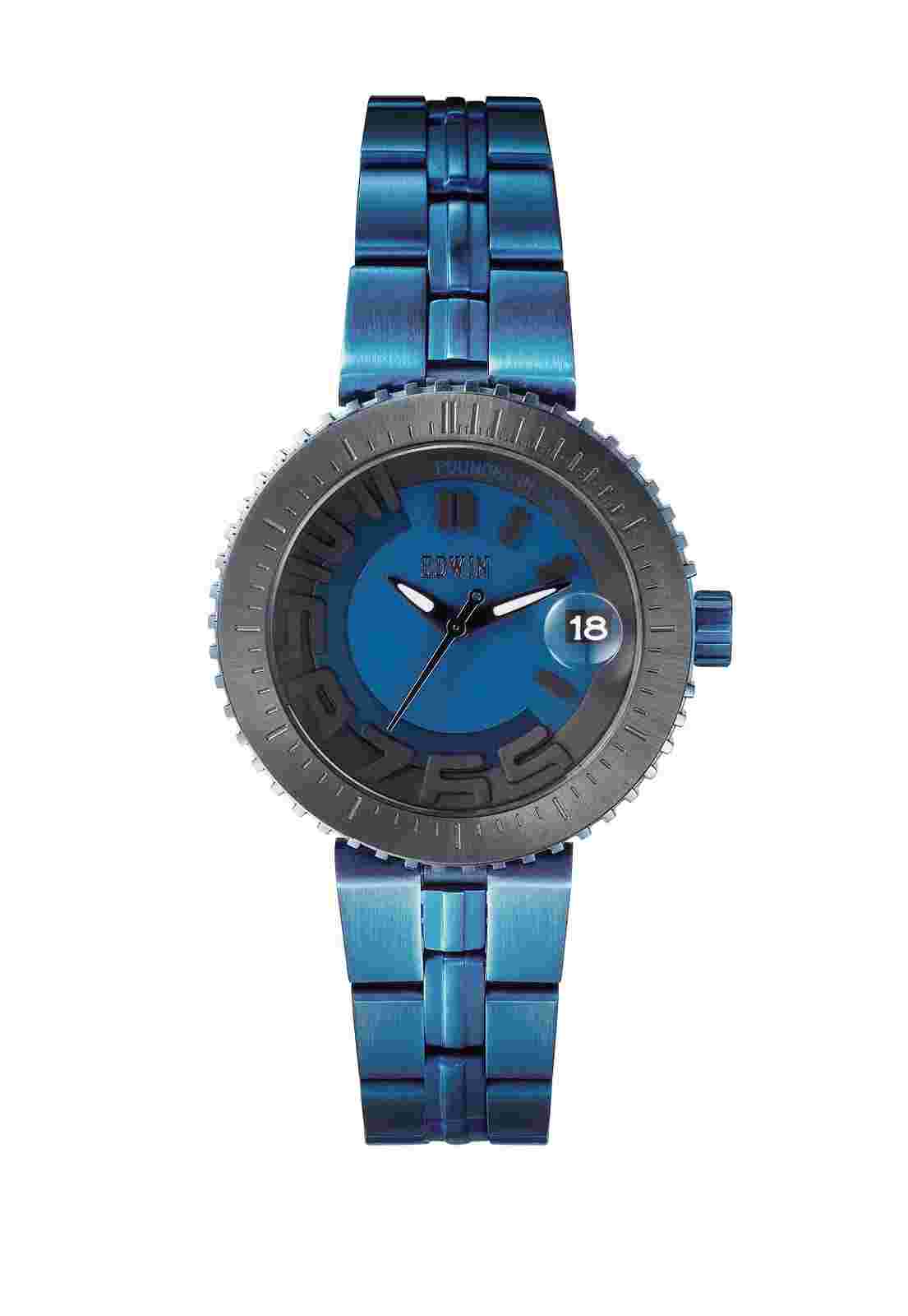 Edwin BONDED Women's 3 Hand-Date Watch, Stainless Steel Case with Stainless