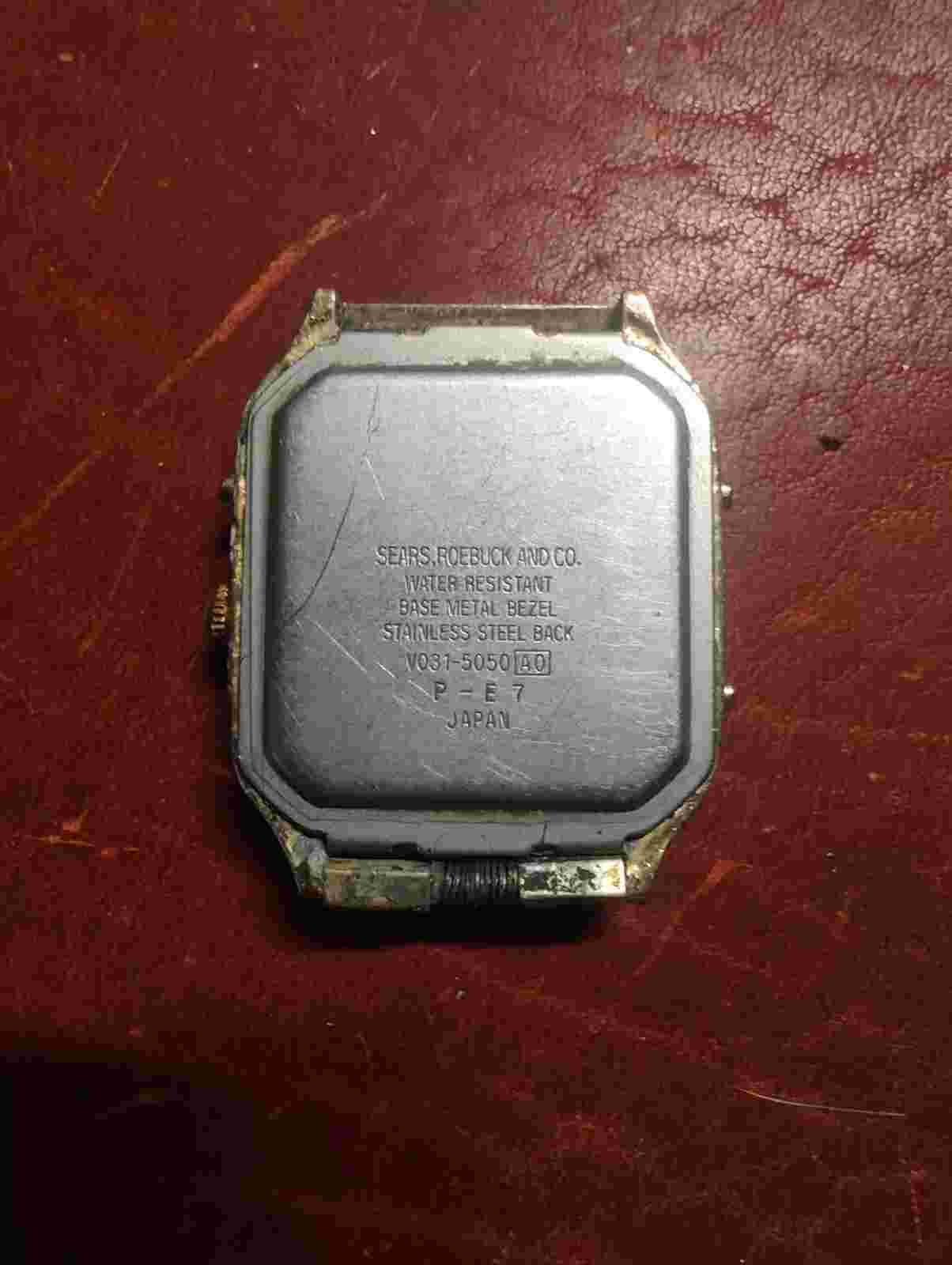 Vintage Mens Phasar watch Tested Needs New Glass