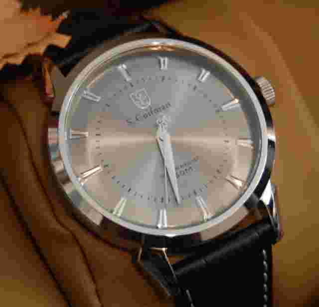 S. Coifman SC0282 Men's 45mm Stainless Steel Quartz Watch