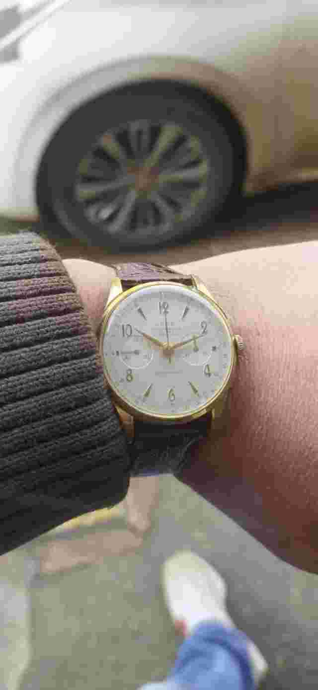 Rare Vintage chronograph Watch Lord chronographe swiss Landeron 248 Jumbo style