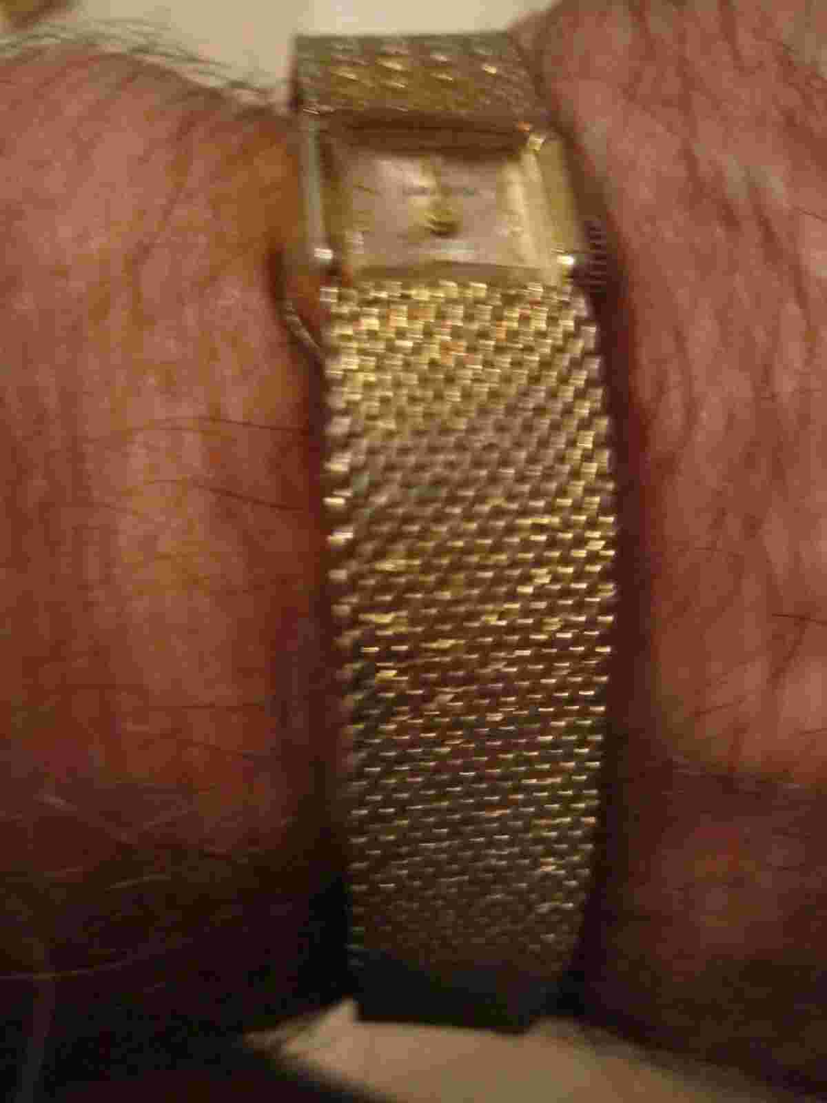 VINTAGE NEIMAN MARCUS WIND UP WATCH - 17j - GOLD PLATING - OFC-8