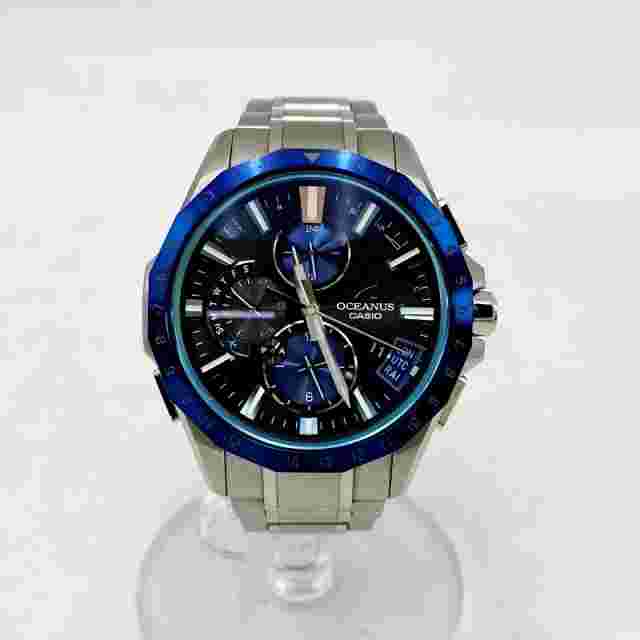 Casio Oceanus Ocw-g2000 GPS Solar Mens Watch Black Date 100m Titanium