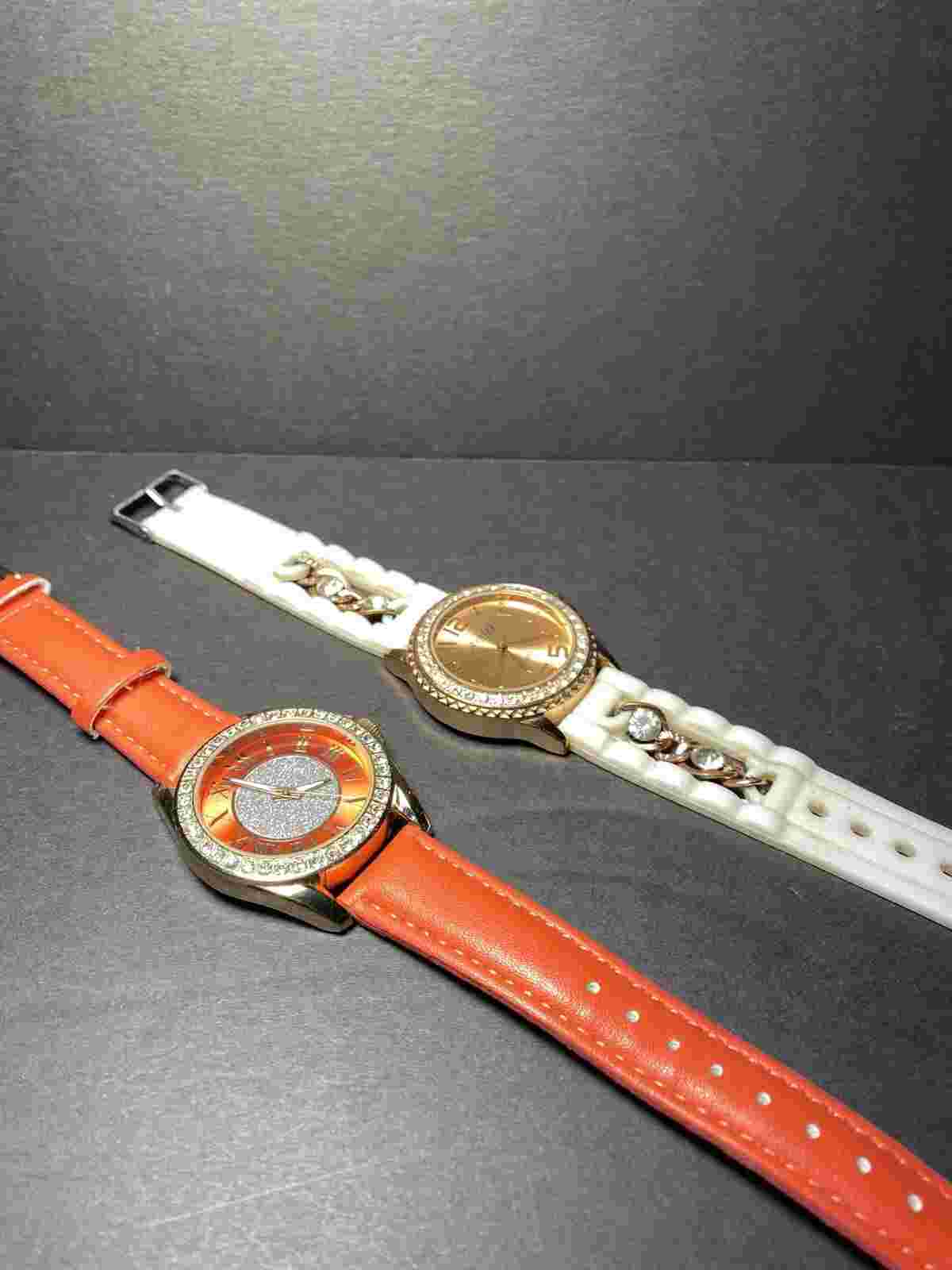 Fashion watches With Red Band And Red Face