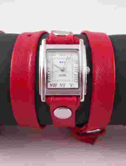 La Mer Red Simple Triple Wrap