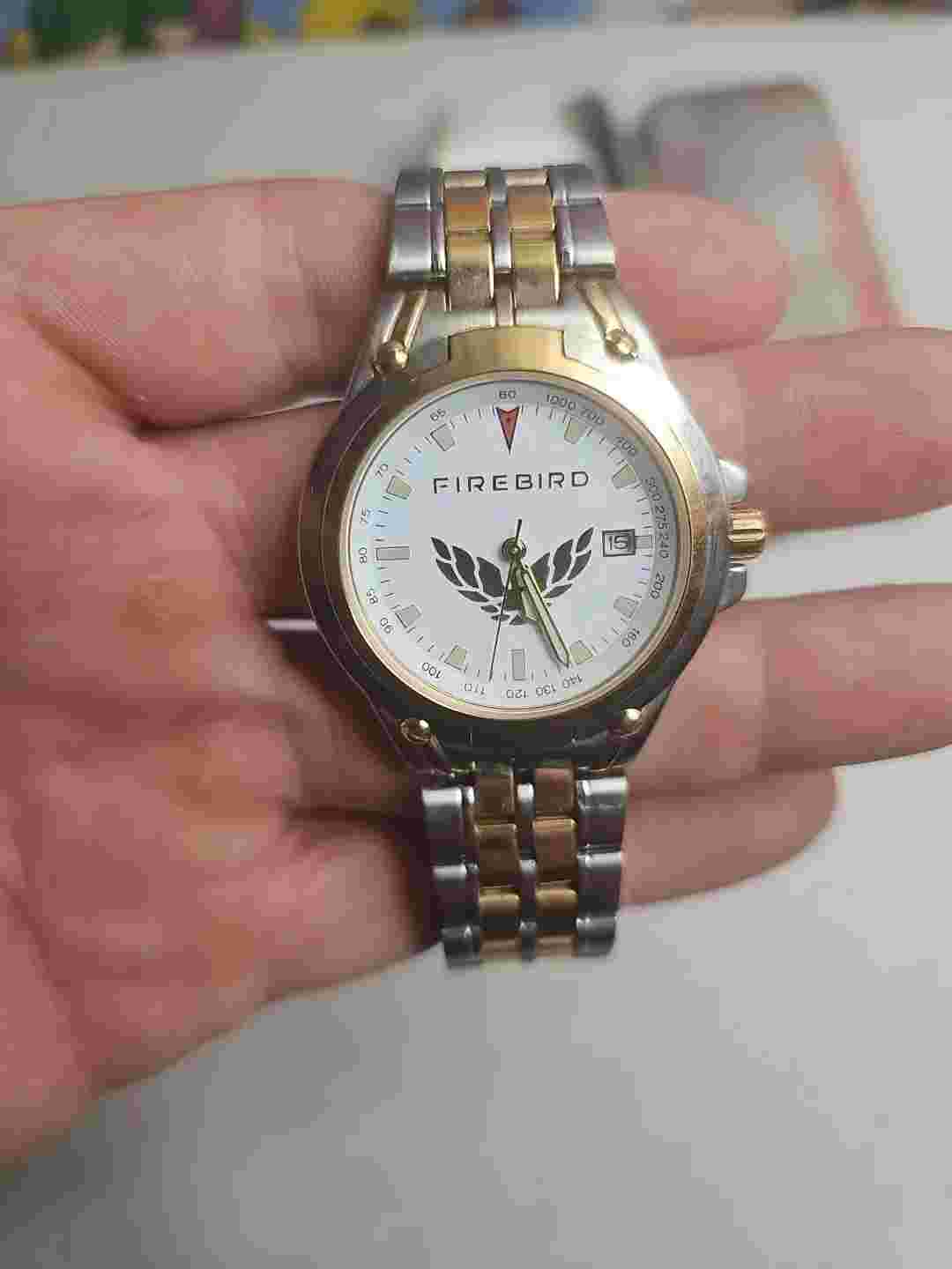 Vtg Men’s Pontiac Firebird TM GM TX0298 231 Wrist Watch Office License Product