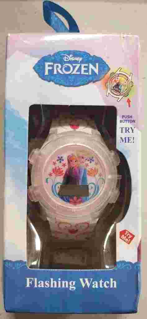 Disney Frozen White Flashing Watch Kids