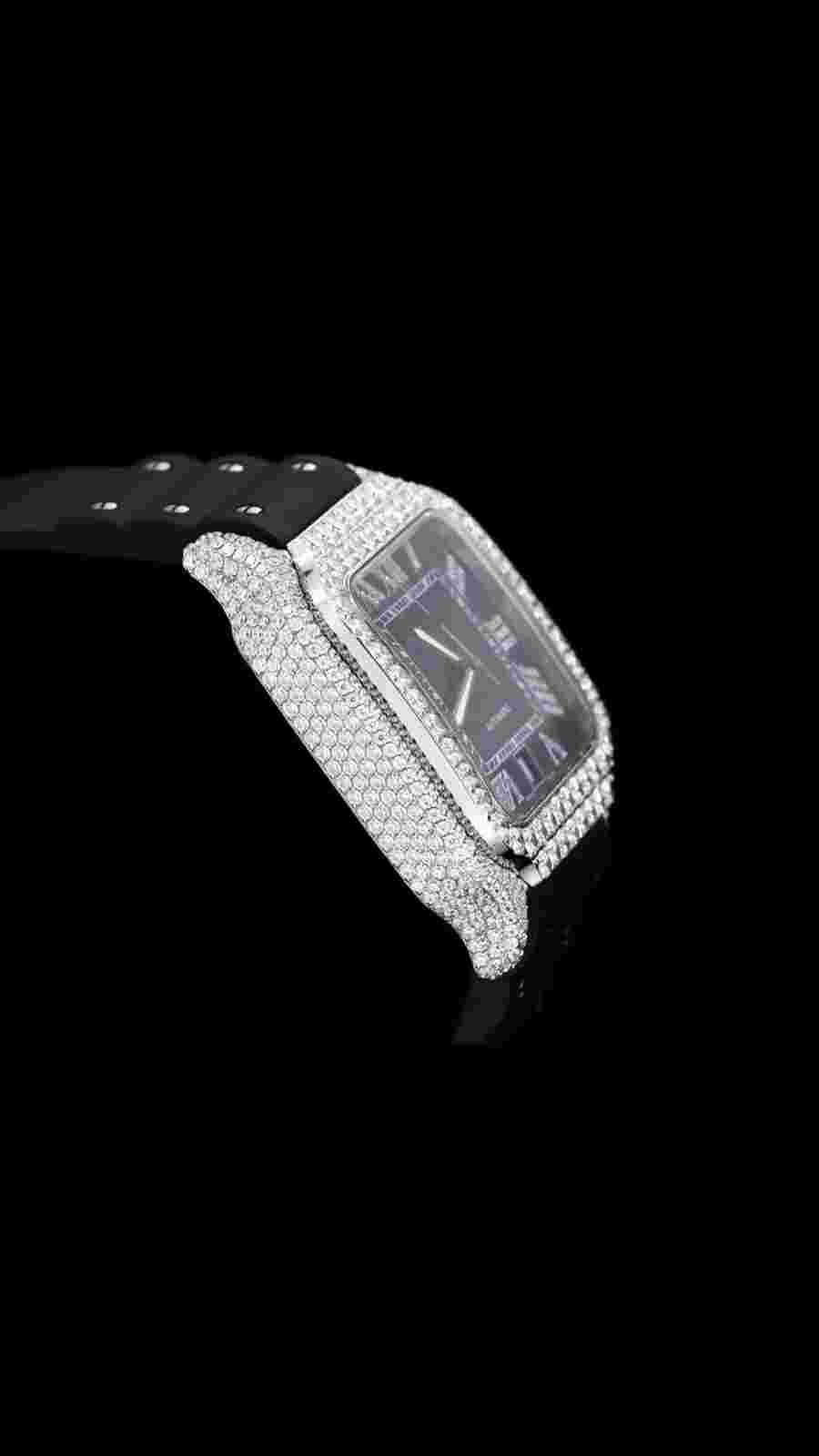 Moissanite Diamond Watch (Diamond Tester Certified✅)