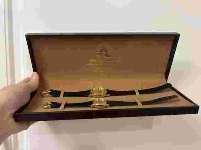 Vintage Tokyo Disneyland 5 Year Anniversary Limited Edition Duo Watches