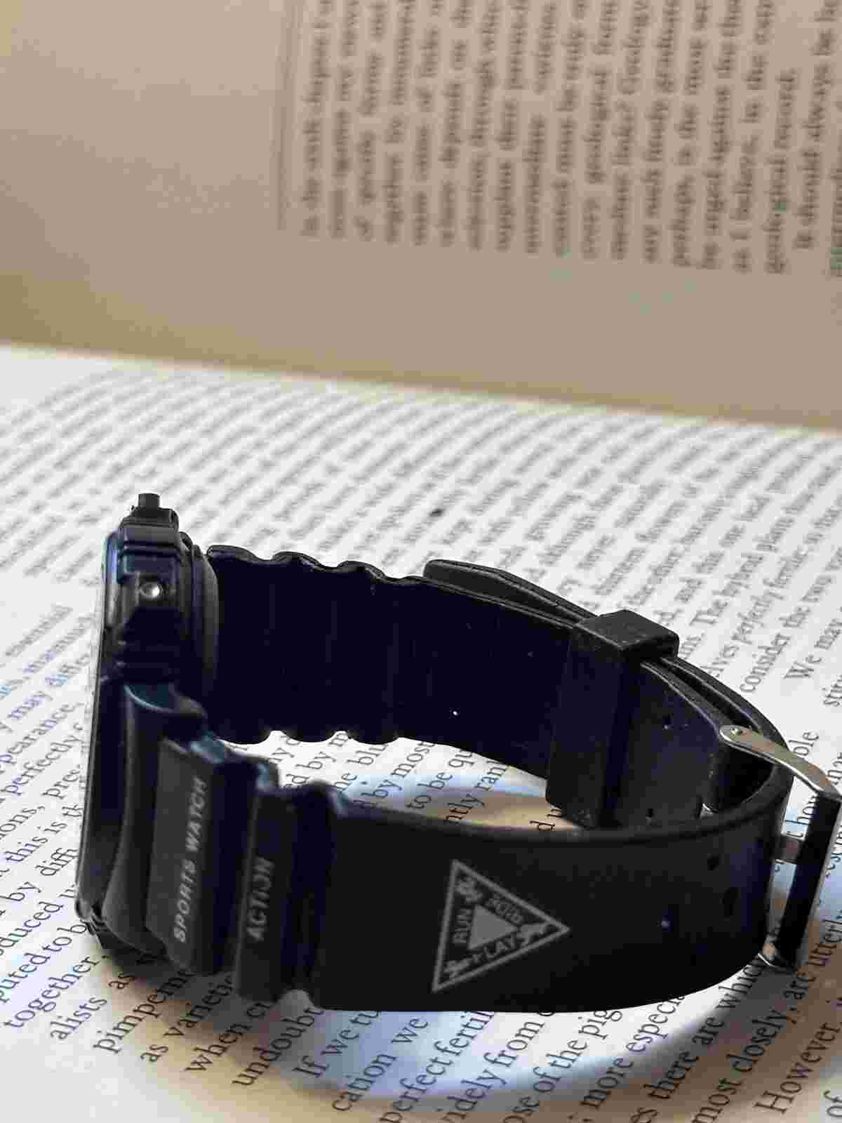 Vintage Kellogg's Olympic Digital Watch Unisex Black Quartz Retro USA Rubber
