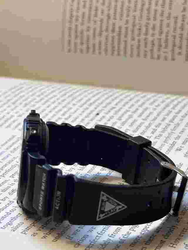Vintage Kellogg's Olympic Digital Watch Unisex Black Quartz Retro USA Rubber