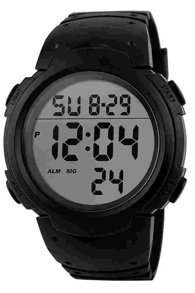 AQUAFORCE Multi Function Digital Watch with Flashlight 50M Water Resistant