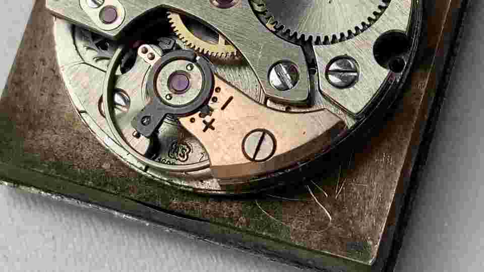 Vintage RARE Men WIRST WATCH DOGMA SWISS AU 10 GOLD PLATED CAL AS 1690/92