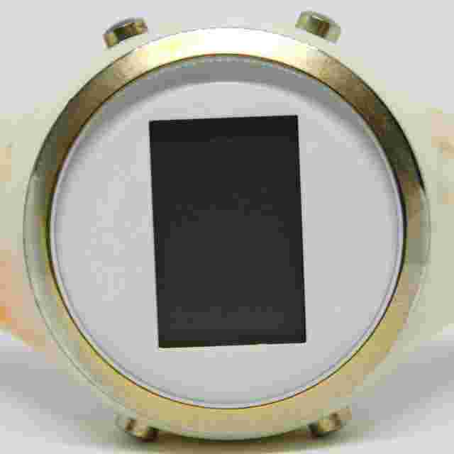 INC IN017GFL White Tone Quartz Digital Women's Watch New Battery