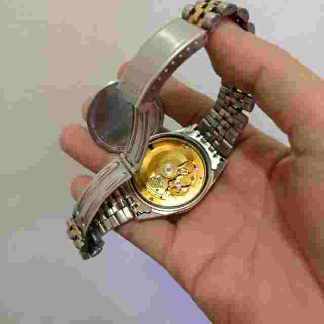 Rare Titus President Automatic Two Tone Swiss Made Vintage Watch